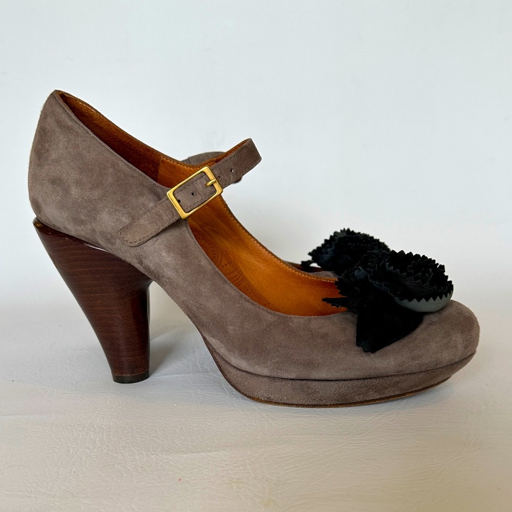 Chie Mihara Suede Heels